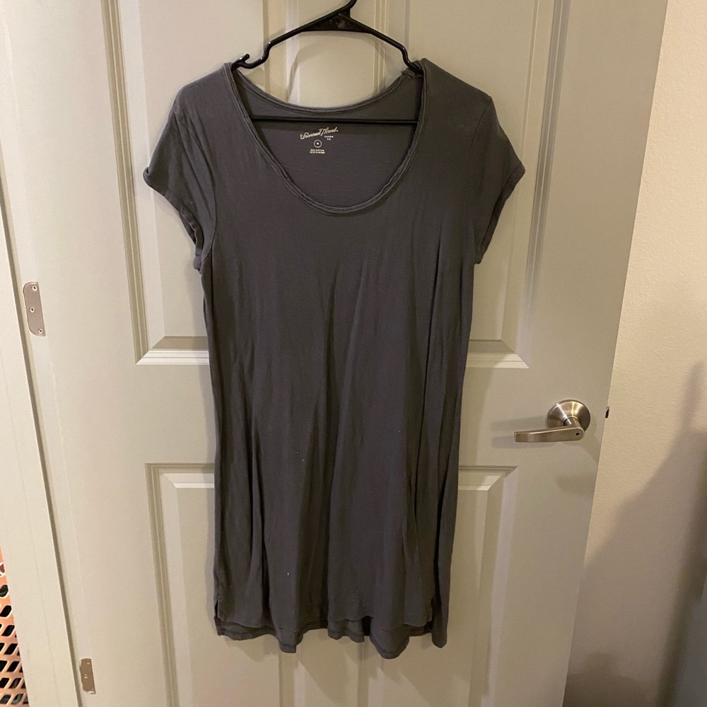 Grey T-shirt Dress